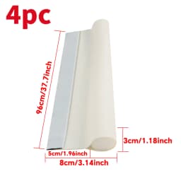 Adjustable Door Bottom Seal Strip Weatherstrip Under Door Draft Stopper Anti-Cold One Side Gap Blocker Foam Weather Strip Adjust