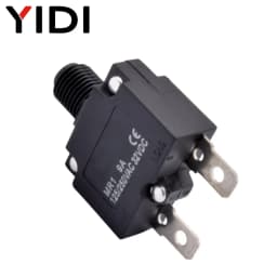 5pcs MR1 Circuit Breaker 3A 4A 5A 6A 8A 10A 15A 20A Thermal Current Overload Protector Push Button Switch with Waterproof Cap