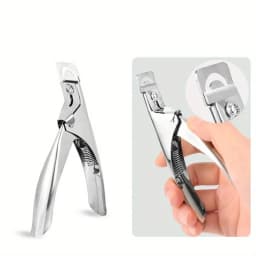 1pc Professional Nail Capsule Cutter U-Shaped False Acrylic Nail Tips Cutter Stainless-Steel Cut Trimmer Manicure Scissors