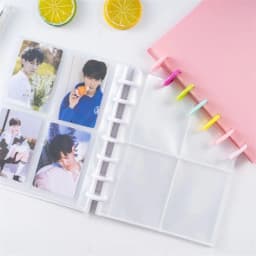 Kpop Photo Album New INS Multi-pockets Loose-leaf Binder 3 Inch Photocard Holder Idol Cards Collect Book Star Chaser