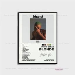 New Frank Poster Prints Ocean Blonde Nostalgia Ultra Hip Hop Music Album Canvas Painting Art Wall Picture Living Room Home Decor
