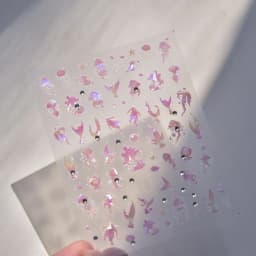 1pcs 5D Kawaii Jelly Strawberry Nail Art Stickers Fashion Cartoon Fruit Nail Transfer Slider Decals DIY Decorations Accessories