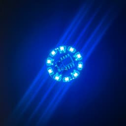 1x 16Modes LED Magnetic Light Switch Control Flow Lights Wireless Lamp Toys Robot Model Magnetic Induction Switch w Battery