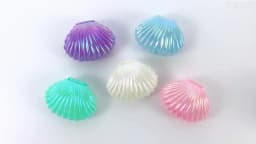 5/10pcs Colorful Shell Candy Boxes Mermaid Birthday Party Biscuit Gift Packaging Jewelry Storage Box Baby Shower Wedding Decor