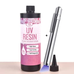 20g/50g/100g UV Epoxy Resin Glue DIY Jewelry Making High Transparency Fast Drying High Hardness Glue UV Lamp DIY Craft Decor