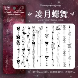 30pcs/lot Kawaii Scrapbook Sticker Night Fantasy Series Scrapbooking Supplies Planner Decorative Stationery Sticker