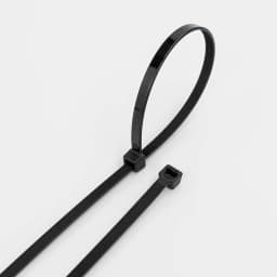 100 PCS Self-locking Plastic Nylon Tie Black Fastening Strap Cable-Tie-Set Cable Zip Tie Fastening Ring Zip Wraps Strap Tie