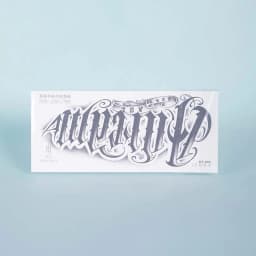 1Pc 2.5D Handwritten Font Arm Waterproof Temporary Tattoo, Long-Lasting 1-2 Weeks, Realistic Semi-Permanent Fake Tattoo