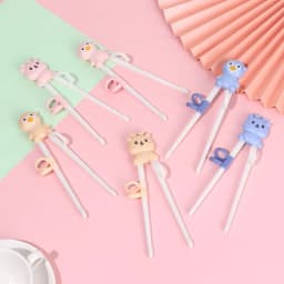 Cute Kids Toughness Baby Training Eating Helper Learning Chopsticks Beginner Chopsticks