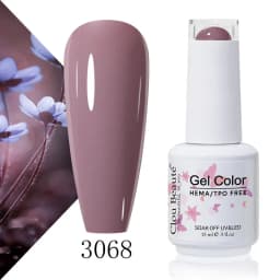 Clou Beaute 56 Colors Gel Nail Polish Pastal Pink Green Lavender UV Nail Gel Soak Off UV Varnish Macaron Gel Paint 15ml Nail Art