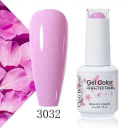 Clou Beaute 56 Colors Gel Nail Polish Pastal Pink Green Lavender UV Nail Gel Soak Off UV Varnish Macaron Gel Paint 15ml Nail Art