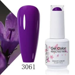 Clou Beaute 56 Colors Gel Nail Polish Pastal Pink Green Lavender UV Nail Gel Soak Off UV Varnish Macaron Gel Paint 15ml Nail Art