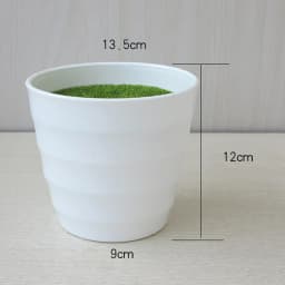 Artificial Pot Plants Pot Nursery Pot Artificial Lawn Vase White Plastic Thick Plant Flower Pot Home Garden Decoration
