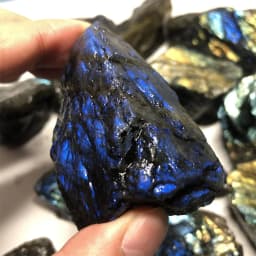 20-200g Natural Stone Labradorite Mineral Reiki Healing Moon stone specimen collection fish tank landscape Crystal raw stone