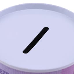 Tinplate Cylinder Piggy Bank Euro Dollar Picture Box Household Saving Money Box Home Decoration Money Boxes
