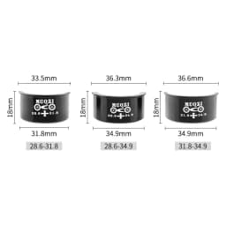 MUQZI Bike Front Derailleur Conversion Shim 28.6 To 31.8 28.6 To 34.9 31.8 To 34.9mm Front Adapter Installation Aperture Adjust