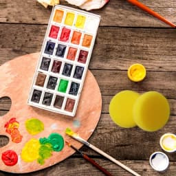 12Pcs Painting Pottery Clay Sponge, Circular Synthetic Artist Sponges, Watercolor Sponge for Painting, Handicrafts, Ceramics