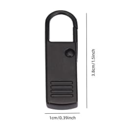5pcs black Detachable Zipper Pull, Replacement Zipper Accs For jeans & Backpack, sewing Tools