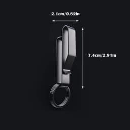 Stainless Steel Waist Hook Molle Hanging Car Key Buckle Key Clip Belt Buckle Outdoor Buckle Keychain Bag Strap Tools