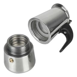 Stainless Steel Moka Coffee Maker Coffee Maker Pot Coffee Pot for Kitchen Mocha Espresso Latte Stovetop Filter 2/4/6/9 Cups