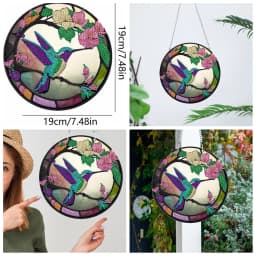 1pc/Set DIY Butterfly Diamond Painting Door Hanging Diamond Art Painting Kits Welcome
