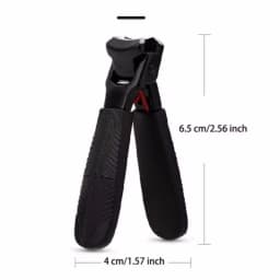 Professional Stainless Steel Nail Clippers Set for Thick Nails Anti-Splash Sharp Trimmer Nail Pedicure Manicure Tools for Men