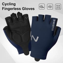 INBIKE Cycling Gloves Half Finger Summer Men Women MTB Gloves Shock-absorption Mountain Bike Sports Gloves Cycling Accessories