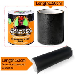 Strong Leak Sealing Tape, High Strength Toughness Swimming Ring Tent Quick Repair Of Water Pipes Self Adhesive Waterproof Tape