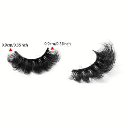 5 Pairs Eyelashes Faux Mink Eyelashes Long Lasting Fluffy Mink Lashes Dramatic Volume Lashes Extension Thick Long