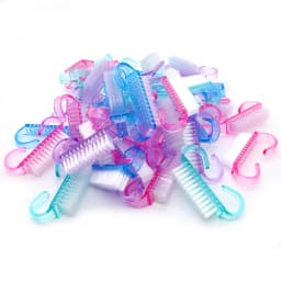 50Pcs/Lot Cleaning Nail Brushes Tools Colorful Plastic Dust Cleaner Brushes Nail Art Manicure Pedicure Powder Soft Remover Brush