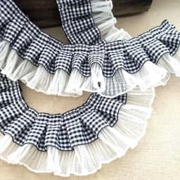 7CM Wide Plaid Pleated Cloth Tulle Lace Ruffle Ribbon Edge Trim For Collar Applique Sewing Guipure Supplies Sofa Curtain Diy