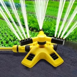 360 Degree Automatic Rotating Water Pipe Set Garden Lawn Sprinkler Yard Large Area Coverage Watering Irrigation Sprayer