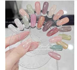 1Jars High-Gloss Plating Aurora Mirror Nail Powder Net0.5g Moonlight Pearl White Rubbing Powder Super-Shiny Manicure Chrome Dust