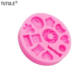 GJ-960 Candy Mold, Silicone Chocolate Mold, Small Square Candy Molds, Silicone Candy Moulds,Polymer Clay Molds,Biscuit Mould
