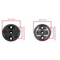 1PC Bike Computer Mount Bicycle Camera Headlight Holder Adapter for Garmin for Gopro Bracket Adapter Fixing Base Connecting Seat