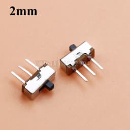 50Pcs SS12D00 Interruptor on-off mini Slide Switch 3pin 1P2T 2 Position High quality toggle switch Handle length:3MM/4MM/5MM/6MM