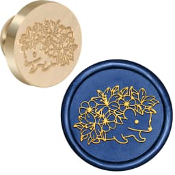 Animals Collection Wax Seal Stamp Retro Sealing Wax Stamp Nine-tailed fox, Mouse, Hedgehog, Crow Pattern Removable Brass Heads