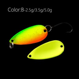 LETOYO 2.5g-5g Cicada Spoon Lure Freshwater Spinner Bait Wobblers Lure Hard Bait Artificial Trout Pesca Fishing Lure Area Trout