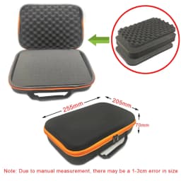 DIY Foam Hard Carry Case Storage Box Travel Zipper Bag Personalization Shockproof Camera Bag For Outdoor Tool Accessories