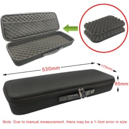DIY Foam Hard Carry Case Storage Box Travel Zipper Bag Personalization Shockproof Camera Bag For Outdoor Tool Accessories
