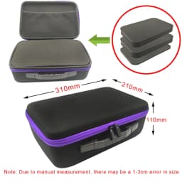 DIY Foam Hard Carry Case Storage Box Travel Zipper Bag Personalization Shockproof Camera Bag For Outdoor Tool Accessories