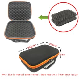 DIY Foam Hard Carry Case Storage Box Travel Zipper Bag Personalization Shockproof Camera Bag For Outdoor Tool Accessories
