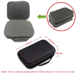 DIY Foam Hard Carry Case Storage Box Travel Zipper Bag Personalization Shockproof Camera Bag For Outdoor Tool Accessories