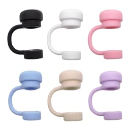 2026 Straw Covers Cap Reusable Silicone Straw Toppers For Stanley Cup Leak-Proof Dust Proof Straws Cover Tumbler Accessories