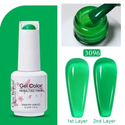 Clou Beaute Jelly Color UV Gel Manicure Summer Pink Nude Gel Nail Rainbow Nail Supplies For Professionals Semi-permanent Varnish