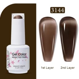 Clou Beaute Jelly Color UV Gel Manicure Summer Pink Nude Gel Nail Rainbow Nail Supplies For Professionals Semi-permanent Varnish