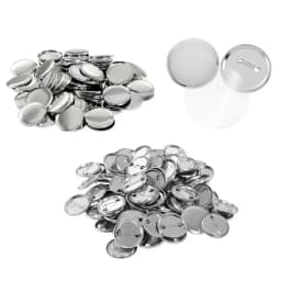 100Sets 25/32/37/44/58MM Round Badge Pin Button Maker Machine DIY Making Badge Parts Manual Punch Press Machine Consumables