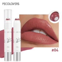 6 Colors Lipstick Pen Waterproof Red Lipstick Non-stick Cup Makeup Lip Liner Pen Cosmetics
