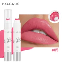 6 Colors Lipstick Pen Waterproof Red Lipstick Non-stick Cup Makeup Lip Liner Pen Cosmetics