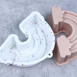 Cloud Rainbow Design Silicone Mold Fondant Chocolate Mould DIY Clay Model Cake Decorating Tools Baking Accessories